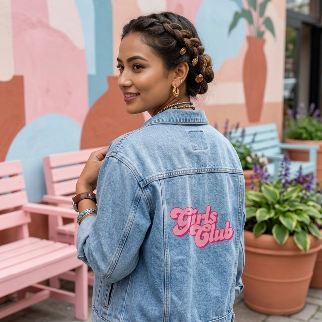 Girls Club Denim Jacket (Creator Uploaded)
