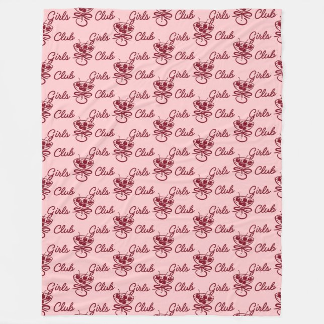 Girls Club Fleece Blanket (Front)