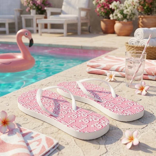 Girls Club Flip Flops (Creator Uploaded)