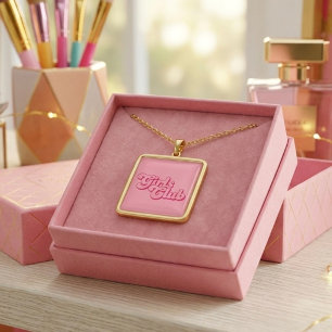 Girls Club Gold Plated Necklace