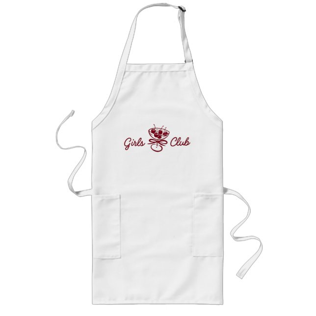 Girls Club Long Apron (Front)