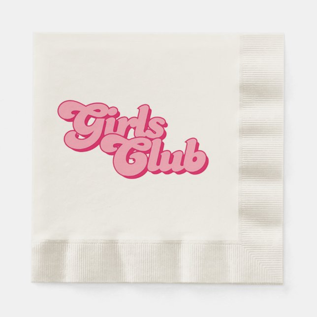 Girls Club Napkins (Front)