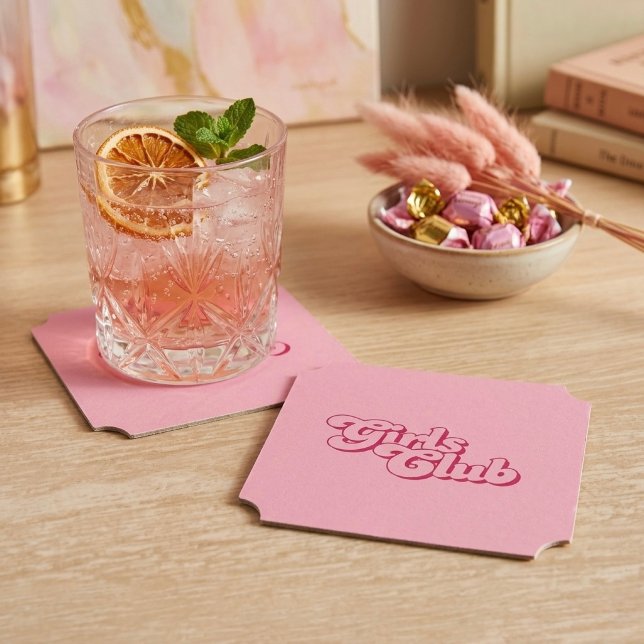 Girls Club Paper Coaster (Creator Uploaded)