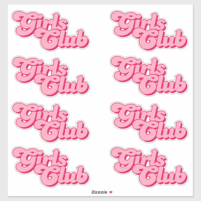 Girls Club Sticker (Sheet)