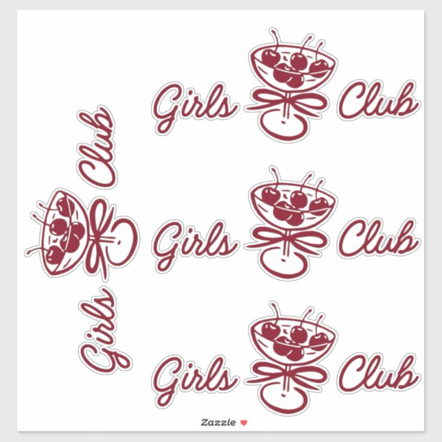 Girls Club Sticker (Sheet)