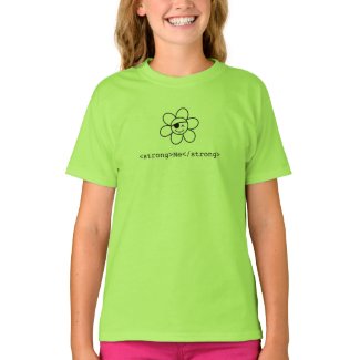 Girls coding tee shirt