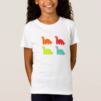Girls Colorful Dinosaur Shirt