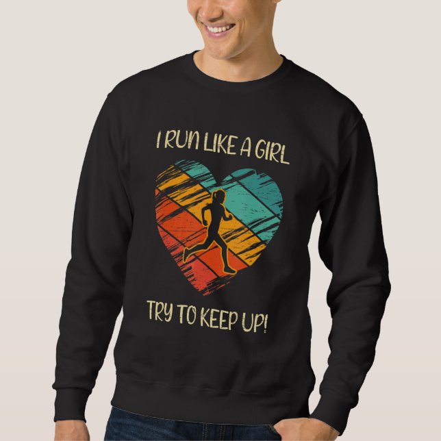 Girls Cross Country Running Running Sport Cardio W Sweatshirt (Front)