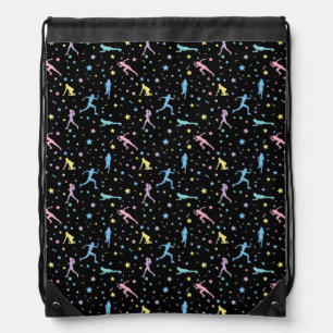 Girls Cross Country, Track Field, Marathon Runner Drawstring Bag