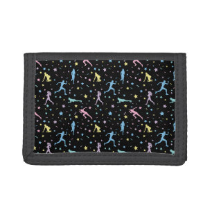 Girls Cross Country, Track Field, Marathon Runner Tri-fold Wallet