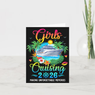 Girls Cruising 2026 Making Memories Sisters Cruise Card