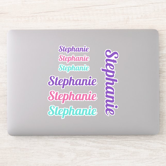 Girls Custom Name Vinyl Decals Personalized Kids (Computer)