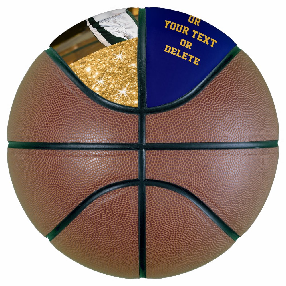 Disover Girls Custom Printed Basketballs Your Photo, Text