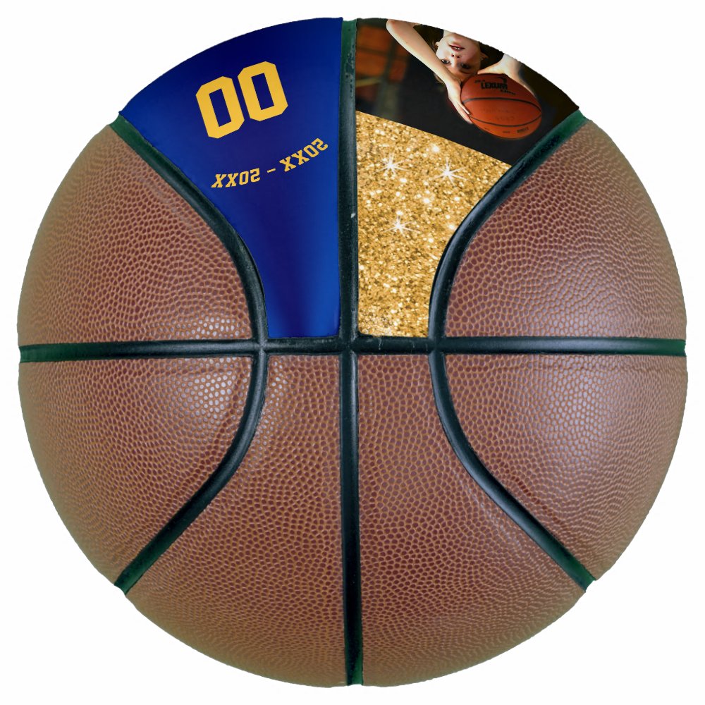 Disover Girls Custom Printed Basketballs Your Photo, Text