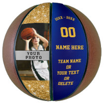 Girls Custom Printed Basketballs Your Photo, Text Girls Custom Printed Basketballs Your Photo, Text