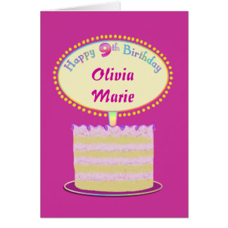 Free Printable 9th Birthday Card