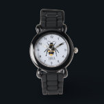 Girls Cute and Modern Bumblebee Bee Kids Watch<br><div class="desc">This cute and modern kids watch features an adorable yellow bumblebee cartoon and can be personalized with your girls name. With clear, easily readable numbers, this 'first' watch is great for a child or toddler just starting out on learning the time. The perfect bee design for your little one!</div>