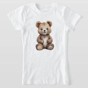 Girl's Cute Bear T-Shirt