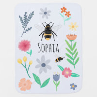 Girls Cute Bumblebee Bee Baby Shower