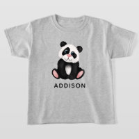 Girls Cute Jungle Panda Bear