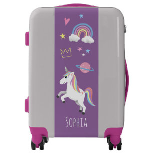 kids unicorn suitcase