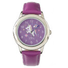 Girls Cute Purple Unicorn Rainbow & Name Kids Watch Girls Cute Purple Unicorn Rainbow & Name Kids Watch