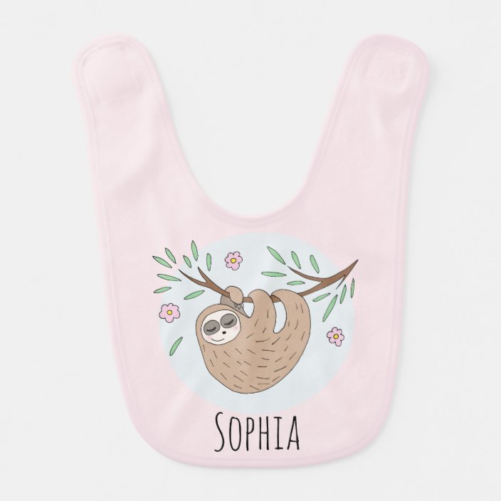 sloth bib