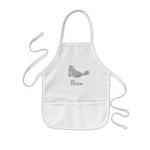 Girls Cute Under the Sea Ocean Seal Kids' Apron
