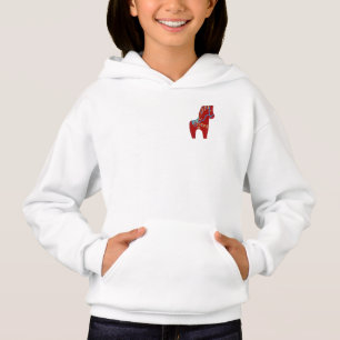 Girl's Dala Horse Hoodie