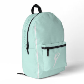 Girls Dance Bags - Teal Dance Team Backpack