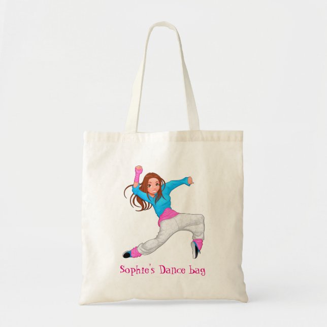 Girl's Dance cute hip hop ballet bag (Front)