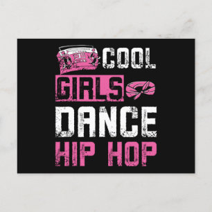 Girls Dance Hip Hop Postcard