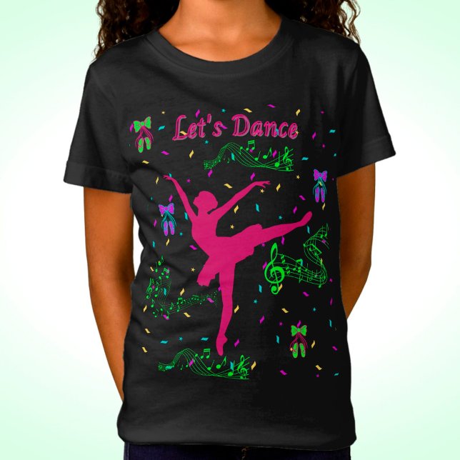 Girls Dance Musical Notes T-Shirt (Creator Uploaded)