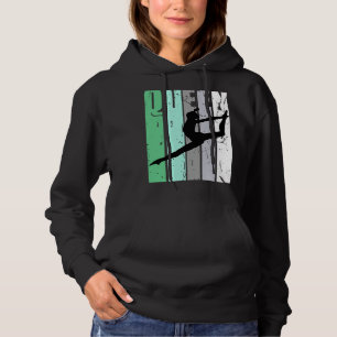 Girls Dance Queen Dance Retro Graphic Motivate Hoodie