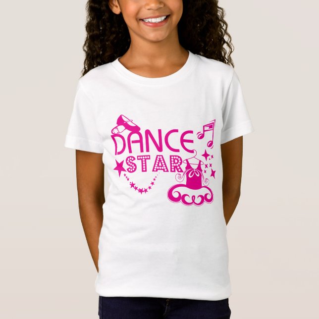 Girls Dance Star T-Shirt (Front)