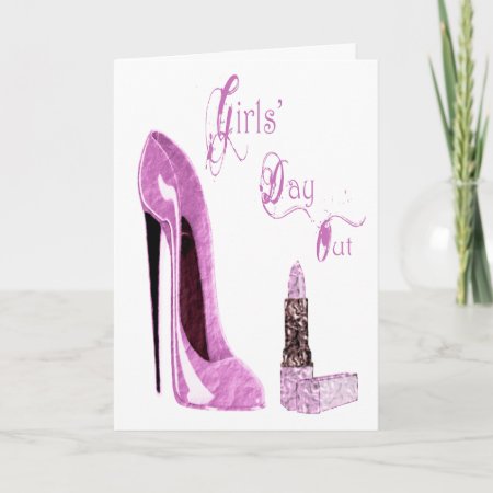 Girls' Day / Night Out Party Invitation Card