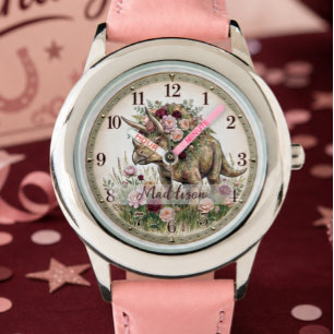 Girls Dinosaur Birthday Watch