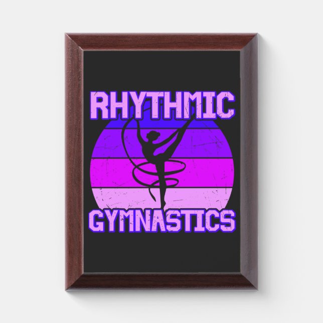 Girls Distressed Rhythmic Gymnastics      Award Plaque (Vertical)