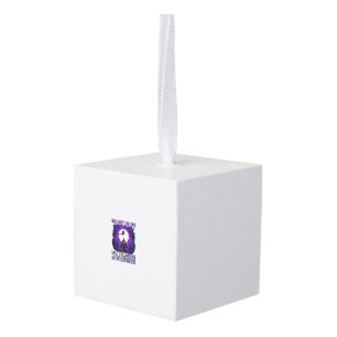 Girls Dont Like Boys Witches Halloween Haunted Hou Cube Ornament