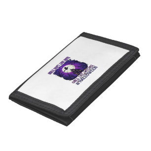 Girls Dont Like Boys Witches Halloween Haunted Hou Tri-fold Wallet