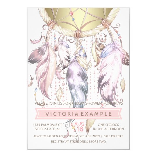 Girls Dream Catcher Baby Shower Invitations Zazzle Magnificent Dream Catcher Baby Shower Invitations Girls Dream Catcher Baby Shower Invitations Zazzle Magnificent Dream Catcher Baby Shower Invitations
