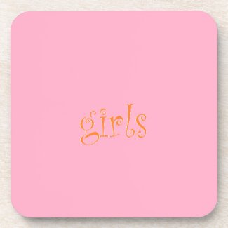 girls drink coaster