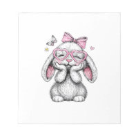 Girls Easter Cute Bunny Face Pink Easter Kids Todd