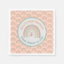 Girl's Elegant & Sweet Rainbow Light Coral