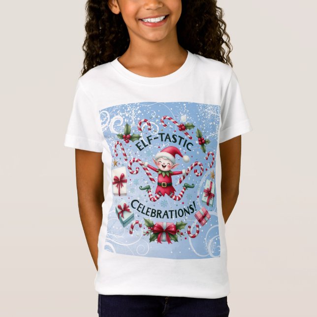 Girls Elf  T-Shirt (Front)