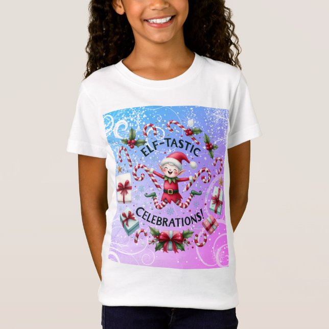 Girls Elf  T-Shirt (Front)