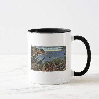 Girls Enjoying a Vista of Laguna Shores Mug