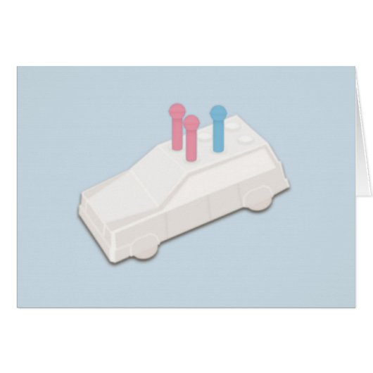 Girls Expecting Boy Cards (Front Horizontal)