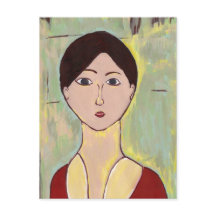 Girl's Face After Matisse
