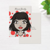 Girls Face Earring Background Craft (Desk)